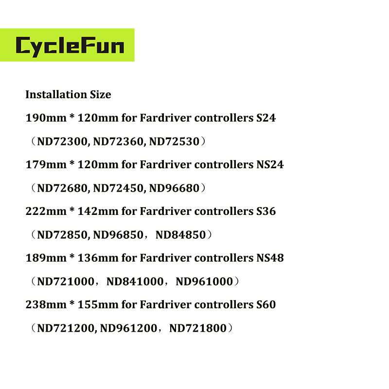 CNC Aluminium Waterkoeling Bod - Fardriver Nd72850 Controller recensie en prijs