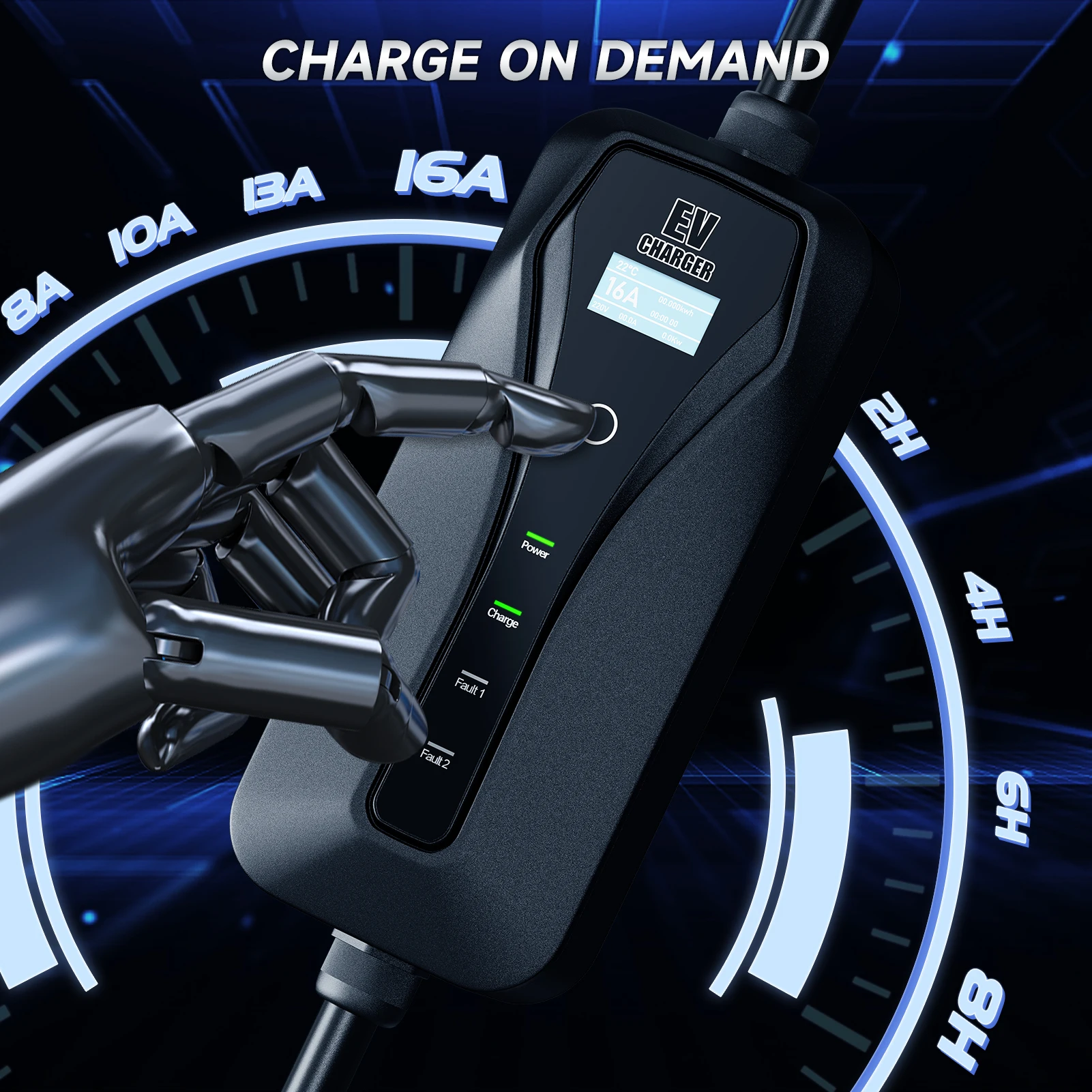 11KW 16A EV-oplader Type 2 EVS - Type 2 Portable Ev Charger 11Kw Cee recensie en prijs